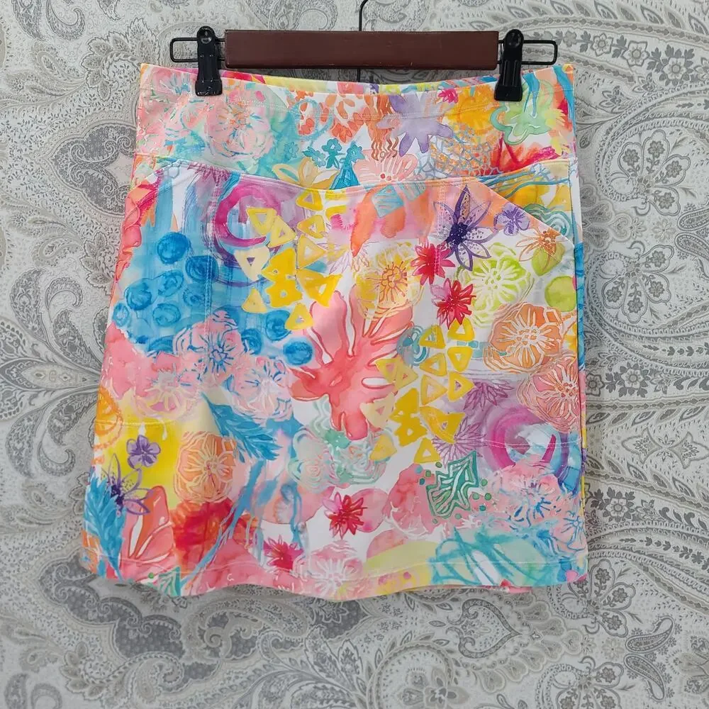 B Skinz Golf Pickleball skort Bundle (3) Sz Medium Athleisure Multicolor pattern - Picture 5 of 16